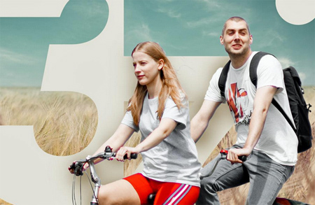 (c) zdf - frau und Mann auf Fahrrädern