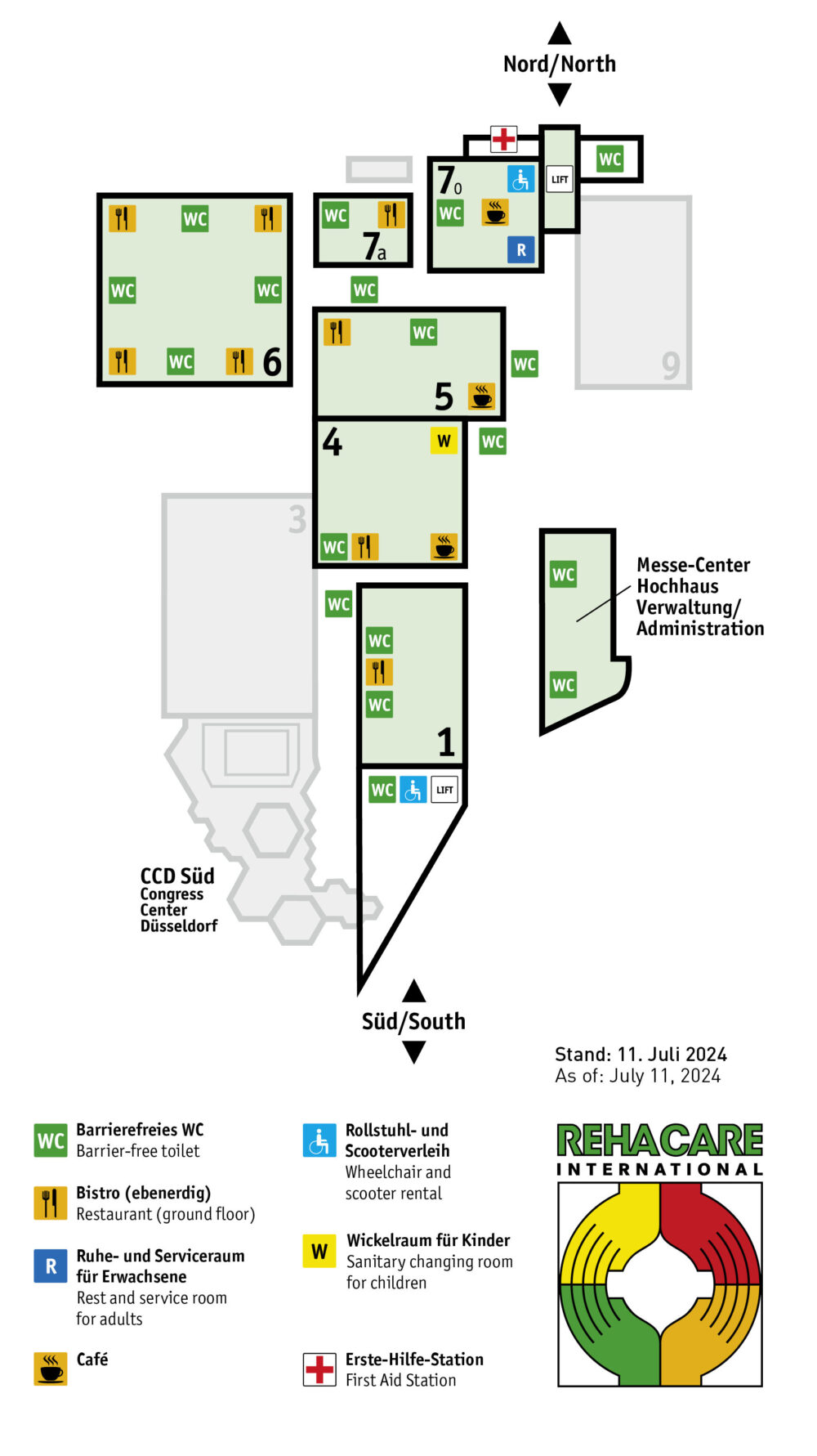 reh2401 Plakat Barrierefreie Einrichtung DIN A0 DWK D GB